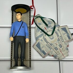 2 Hallmark Star Trek Ornaments